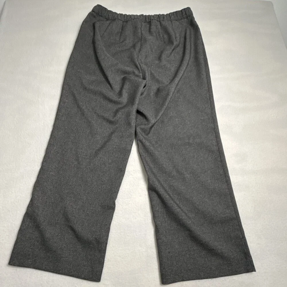 Maggie Barnes For Catherine’s Micro Houndstooth‎ Pants Size 16W Petite Women's
